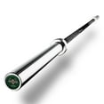 thumbnail image 3 of XMark LUMBERJACK 7' Olympic Bar, Chrome with Black Manganese Phosphate shaft, 28 mm grip, 3 of 6