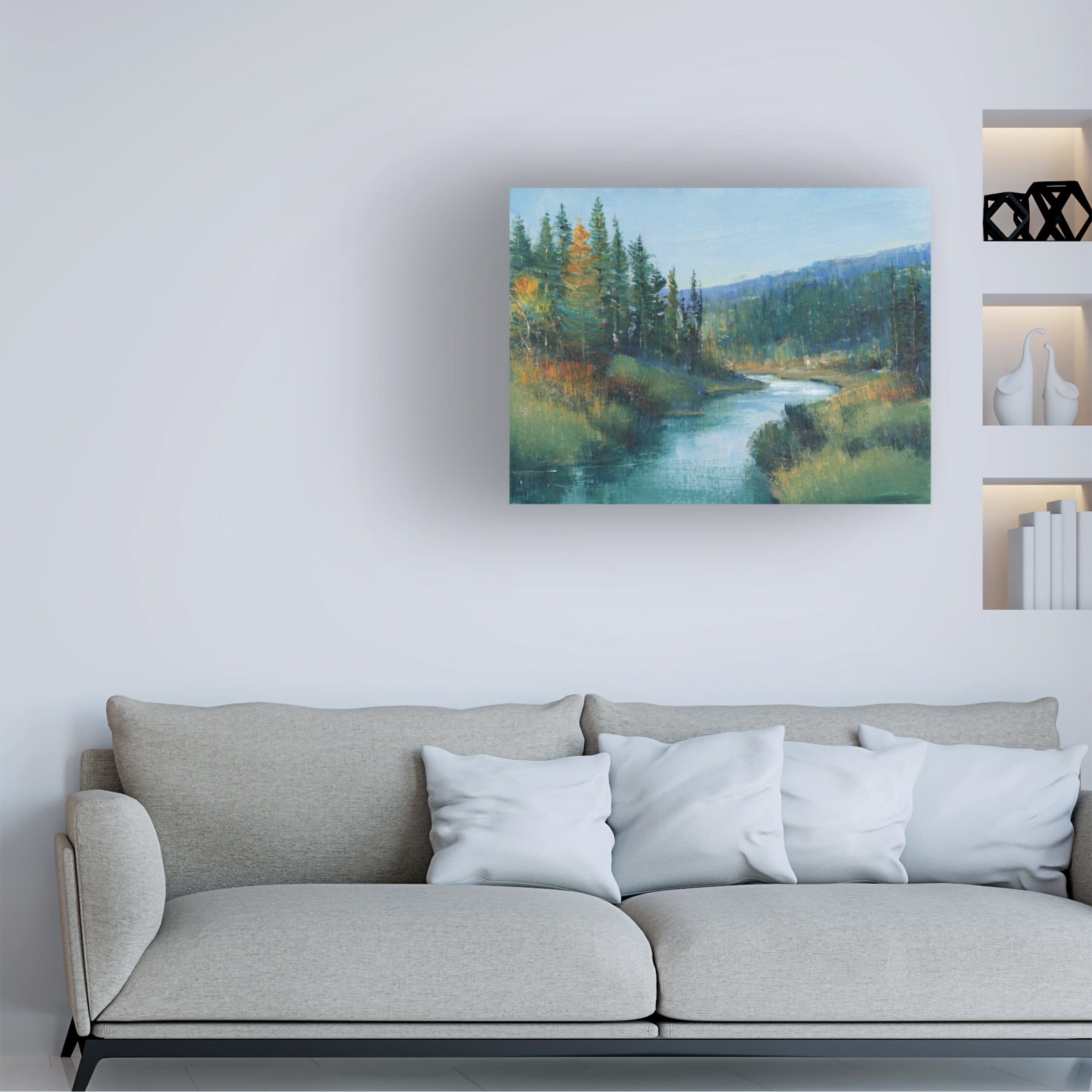 Tim OToole 'Trout Stream I' Canvas Art