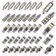 thumbnail image 1 of Kit de luces interiores LED para automóvil universal T10 bombillas de 24/25/32/34/41mm plástico metal multicolor 1 set, 1 of 7