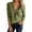 Green, variant on T Shirts For Women Fashion Tees Tops Half Zipper Long Sleeve V Neck Solid Knit Plus Size Outfits
