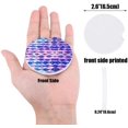 thumbnail image 2 of RYLABLUE Purple Style Diamond Lattice Checked Set of 2 Car Coaster for Drinks, Absorbent Ceramic Stone Coasters Cup Mat with Cork Base for Home Kitchen Room Coffee Table Bar Decor, 2 of 5