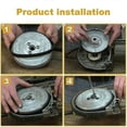 thumbnail image 4 of 2-Piece 650721-00 Band Saw Tire Belts Compatible with Models 514002079 A02807 DCS374 and DWM120, 4 of 5