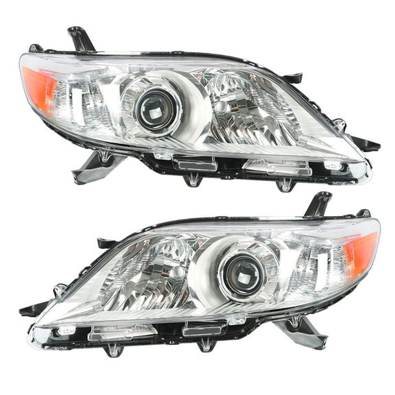 Headlamps Assembly Replacement for 2011-2018 Toyota Sienna Projector Headlights Pair Left and Right Side