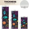 thumbnail image 4 of Neon Halloween Pattern Kitchen Rugs Sets Of 3,Kitchen Runner Rugs Non Skid Washable,Decorative Kitchen Floor Mats for Kitchen,Sink,Laundry,17"x30"+ 17"x47" + 17"x59", 4 of 6