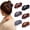 Frosted-04, variant on AWAYTR 6 Pack Matte Flat Hair Claw Clips, Large Oval French Clips, No Slip Strong Grip for Yoga, Daily & All Hair Types