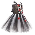 thumbnail image 7 of LILIYA Girls Halloween Sleeveless Dress with Pumpkin Embellished Bodice, Elegant Gown for Autumn Parties and Stage 4-5 Years, 7 of 7