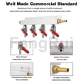 thumbnail image 3 of For 4-way Gas Manifold 5/16inch Barbed Integrated Check Valve, 3 of 5