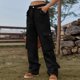 thumbnail image 1 of ICHUANYI Liquidación Moda Mujer Primavera/Verano Bolsillo Botón Mediados De Cintura Pantalones Ajustados ICHUANYI WER202308255443, 1 of 6
