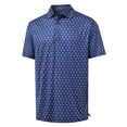 thumbnail image 2 of DTWOOO Men's Golf Shirts Short Sleeve Print Performance Moisture Wicking Dry Fit Golf Polo Shirts for Men, 2 of 8