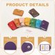 thumbnail image 3 of Uxcell 2 Pcs Soporte de Tarjetas de Crédito de Cuero Organizador de Tarjetas de Presentación Cartera Protectora con 24 Ranuras para Hombres y Mujeres, Morado, 3 of 7