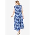 thumbnail image 2 of Woman Within Plus Size Petite Pintucked Sleeveless Dress, 2 of 6