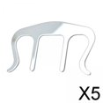 thumbnail image 1 of Paquete de 5 clips para partituras de Acero inoxidable Baoblaze para instrumentos musicales, 1 of 8