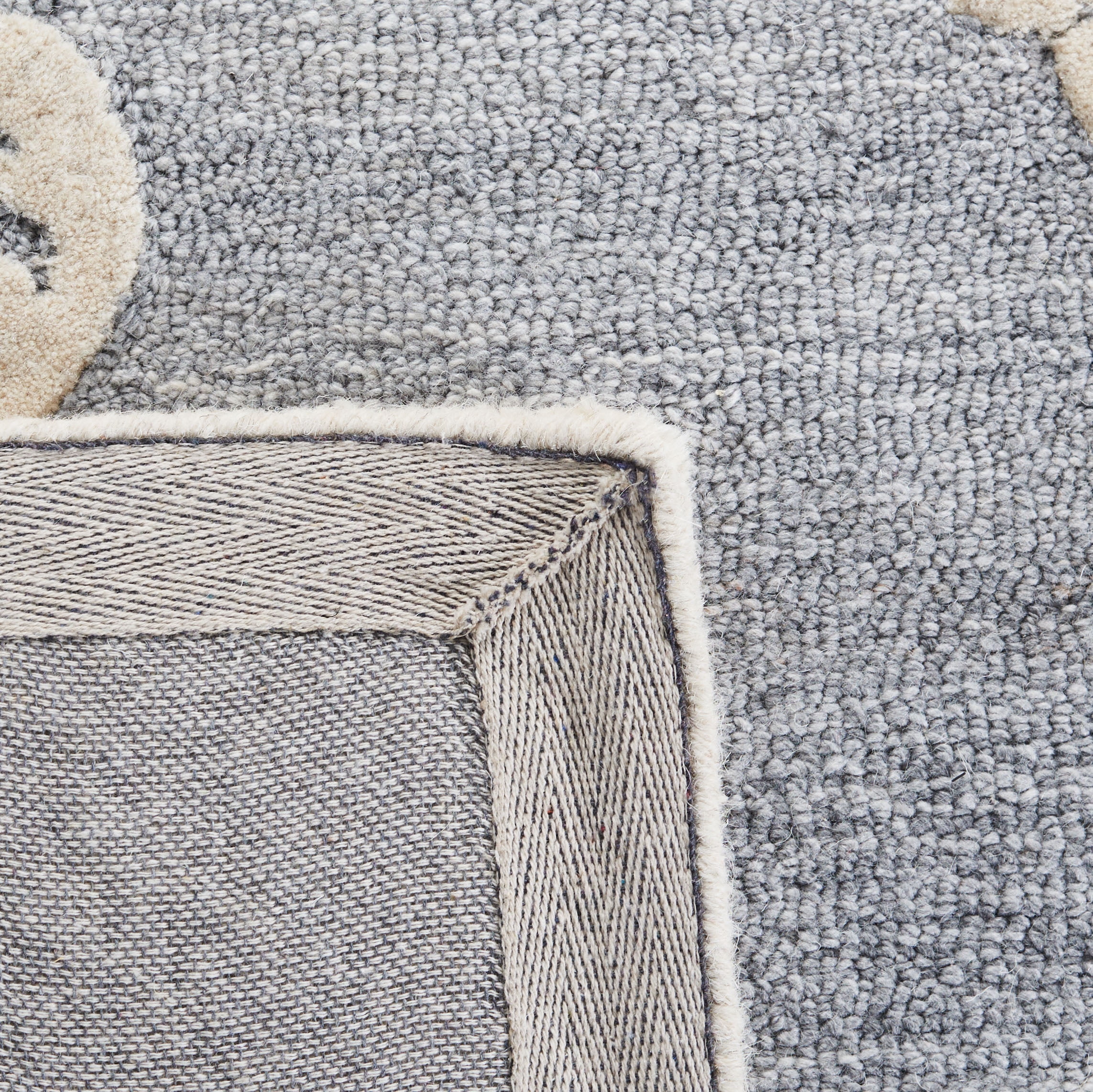 Safavieh Micro-Loop Antonio Medallion Runner Rug, Light Blue/Ivory, 2'3" x 8'