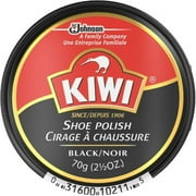 KIWI Shoe Polish, Black, 2.5 oz (1 Metal Tin), Pack of 3