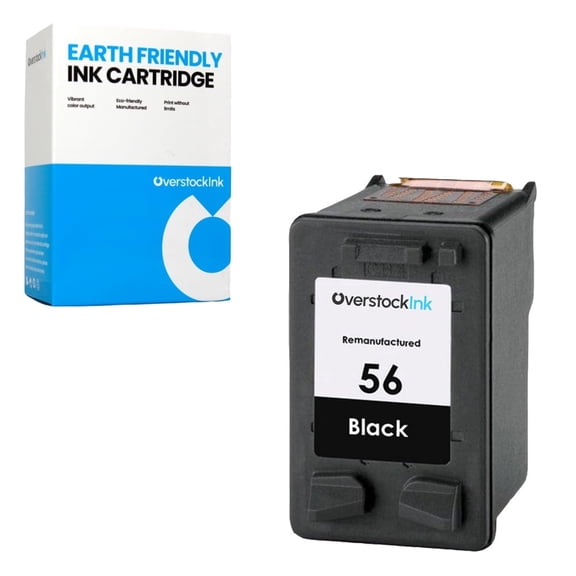 OverstockInk 56 Ink Cartridge Compatible for HP 56 DeskJet 450 5150 5550 (1 Black)