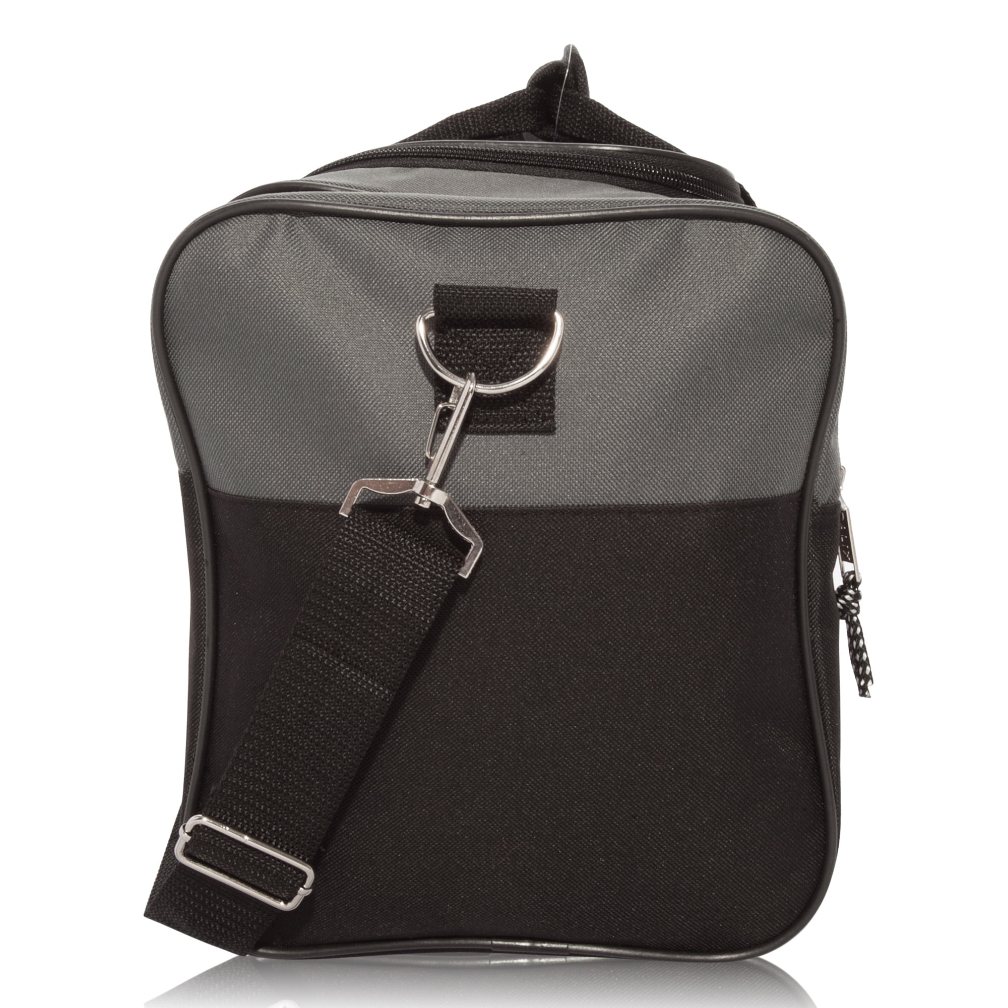 DALIX 17" Blank Duffel Bag Duffle Travel Size Sports Durable Gym Bag in Gray