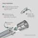 thumbnail image 4 of Conectores para conductos, sistemas de ventilación, acero galvanizado, 4 pulgadas, paquete de 2, 4 of 9