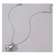 thumbnail image 2 of Collar Acero Inoxidable Con Dije En Forma De Gota Plata, 2 of 2