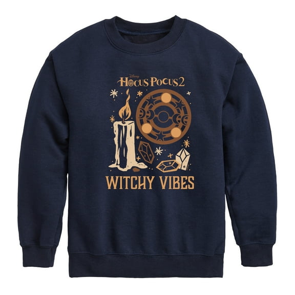 Hocus Pocus 2 - Witchy Vibes  - Toddler And Youth Crewneck Fleece Sweatshirt