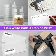 SJPACK 1 x 2-5/8 Shipping Return Address Mailing Labels 30 per Sheet Printable FBA Barcode Stickers for Laser & Inkjet Printer 30 Up White