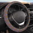 thumbnail image 3 of Picia Mandala Car Steering Wheel Cover, Non-Slip, Breathable, Universal 15 inch, 3 of 7