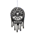 thumbnail image 6 of (2 pack) Chemical Guys Black Frost Hanging Car Air Freshener, 3 pack, 6 of 7