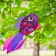 thumbnail image 2 of In the Breeze 5222 — 15-inch Lavender Damsel Fish Windsock — Colorful Purple Fishsock Hanging Garden Decor with Detailed Printed Graphics, 2 of 6