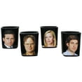 thumbnail image 2 of The Office Character Shot Glass Drinking Game | 2 Ounce Glasses | Set of 4, 2 of 7