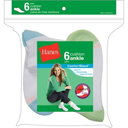 Ladies Socks Ankle 6 Pack