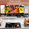 thumbnail image 2 of Hobsir 4 Burner Electric Cooktop, Touch Control Built-in Electric Stove 24 inch Ceramic Cooktops with Glass Protection Metal Frame,Timer & Kid Safety Lock, 220-240v 6000W, Hard Wired(No Plug), 2 of 7
