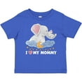 thumbnail image 3 of Inktastic I Love My Mommy Cute Elephants with Moon and Stars Boys or Girls Baby T-Shirt, 3 of 5