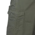 thumbnail image 7 of BVOFAR Big and Tall Cargo Shorts for Men Lightweight Elastic Waisted Outdoor Shorts Below Knee Long Shorts Loose Fit Summer Casual Shorts Army Green XXXXXL, 7 of 7