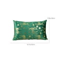 thumbnail image 6 of ​Christmas Deer Lumbar Pillow Cover, Rectangular Decorative Cushion Case with Invisible Zipper, Super Soft Holiday Decor for Sofa Bed Living Room​​ Green, 6 of 6