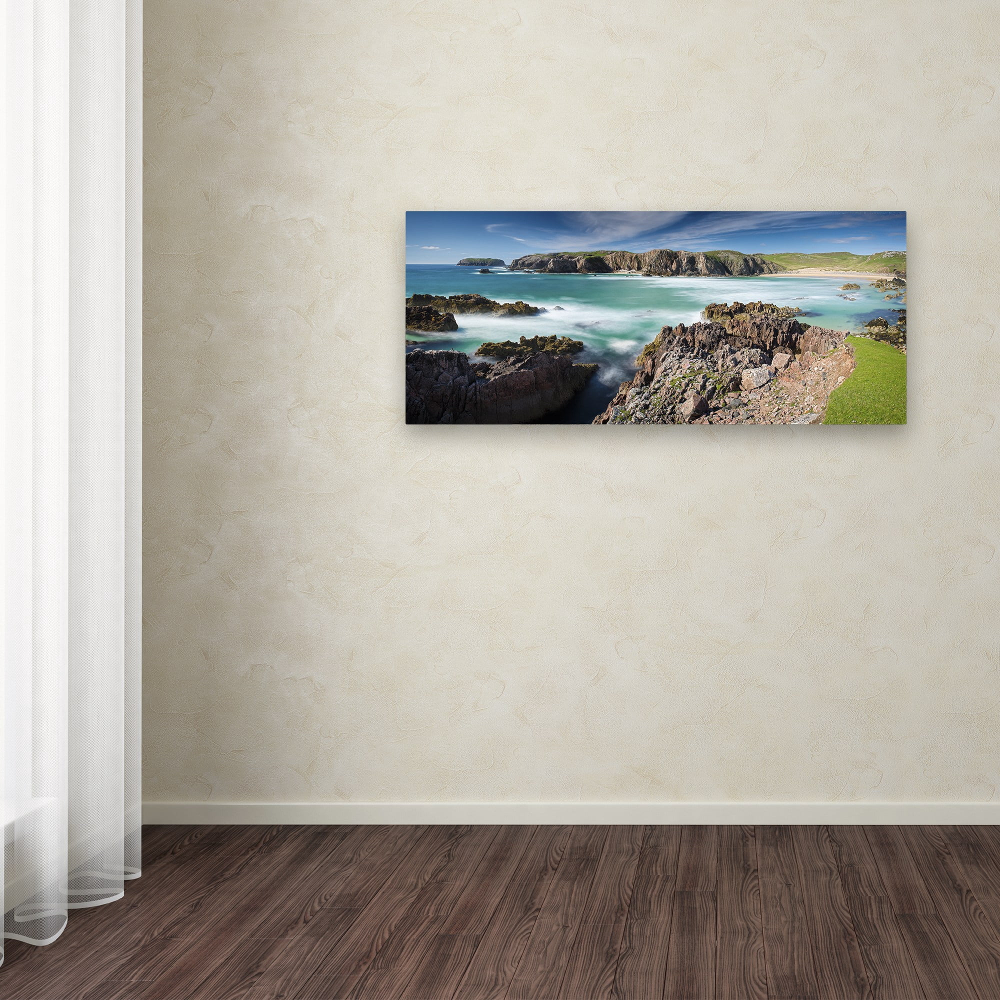 Trademark Fine Art "Coast of Lewis" Canvas Art by Michael Blanchette Photography