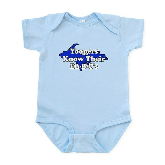 CafePress - Yoopers Know Their Eh B C's Infant Bodysuit - Baby Light Bodysuit, Size Newborn - 24 Months