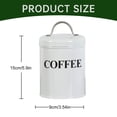 thumbnail image 3 of Barhoo Food Storage Containers Clearance! 1Pc Vintage Farmhouse Containers with Lids Coffee Tea Sugar Set Canister with Tray for Food Storage White Food Storage Containers with Lids Clearance Sale, 3 of 7