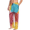 thumbnail image 6 of Naloa Colorful Wool Balls Pajama Pants Men, PJ Bottoms, Sleep & Lounge Pants-Small, 6 of 6