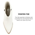 thumbnail image 4 of Journee Collection Womens Becker Pointed Toe Stacked Western Booties, 4 of 7