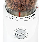 Capresso 57002 Infinity Plus White Conical Coffee Grinder