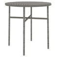 thumbnail image 3 of vidaXL 3 Piece Garden Dining Set Poly Rattan Grey, 3 of 4