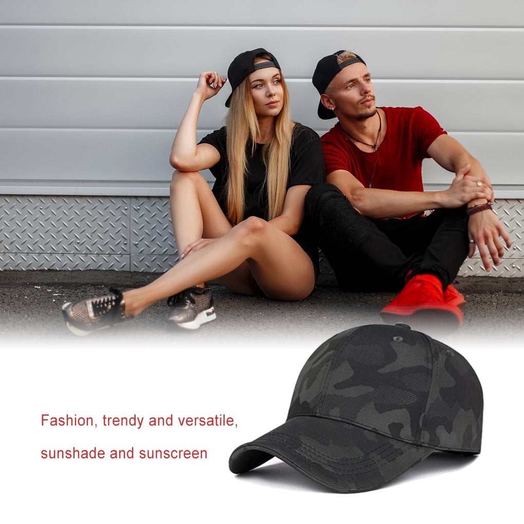 Wweixi Cotton Baseball Cap Outdoor Casual Solid Color Embroidery