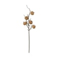 thumbnail image 2 of Faux Velvet Pumpkin Sprigs, Coffee Artificial Pumpkin Branches, Decorative Fake Berry Twigs for Halloween Party, Thanksgiving Table, Farmhouse Home Border & Vase Decoration (24.41*1.97in), 2 of 8