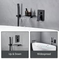 thumbnail image 5 of FOSES 3006 Matte Black Waterfall Wall Mount Roman Tub Faucet, 5 of 9