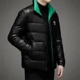 thumbnail image 2 of Chaqueta corta de plumón, chaquetas acolchadas ligeras de lujo, ropa de diseñador para hombre, plumón de pato, acolchado para hombre, abrigo de invierno cálido y frío para hombre, 2 of 5
