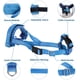 thumbnail image 2 of Bozal suave para perros, bozal de nailon acolchado ajustable para perros grandes y medianos, antimasticación, ladridos, mordeduras, permite pantalones y bebidas para perros (azul, L), 2 of 4