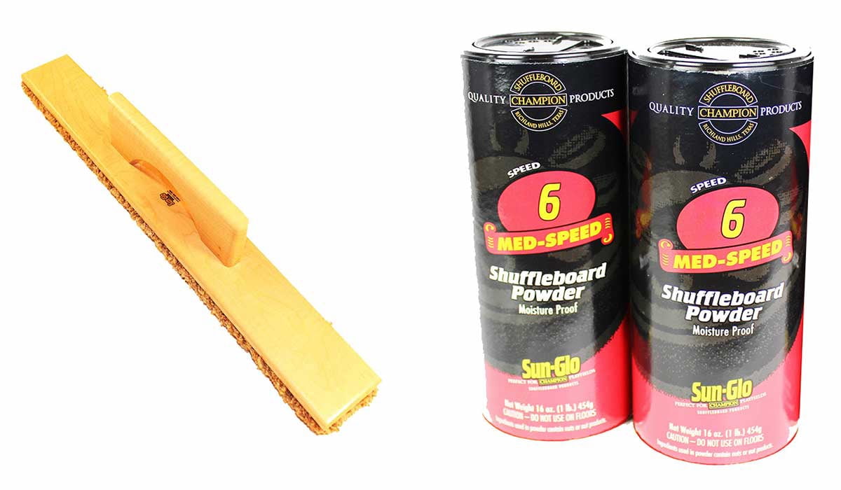 Powder Sand Shuffleboard BrushShuffleboard Wipe Sweep for Fast