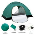 thumbnail image 3 of Camping Dome Tent 2 Person- Waterproof Windproof Tent with Double Layers Door-Easy Set up-Portable Dome Tents for Camping,Oxford Fabric, 3 of 8