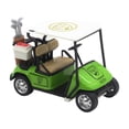 thumbnail image 1 of Decoración de carrito de golf de mesa, mini carrito de golf, juguete en miniatura, carrito de golf Verde, 1 of 9