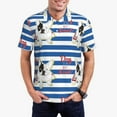 thumbnail image 3 of Balery Bulldog Friend Printed Men’s Short Sleeve Polo Shirt, Midweight Men's Shirt,Golf Polo shirts -XX-Large, 3 of 9