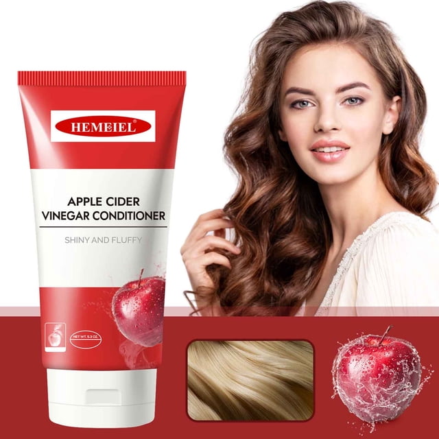 Acondicionador de vinagre de manzana. Champú hidratante y antiprurito. Suaviza el cabello, dejándolo brillante y esponjoso. 150 g de acondicionador de vinagre.